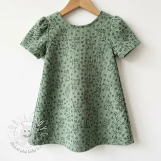 Menčester STRETCH Little deer old green