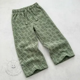 Menčester STRETCH Little dino old green
