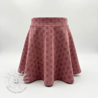Menčester STRETCH Little bunny old pink