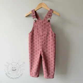 Menčester STRETCH Little bunny old pink