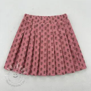 Menčester STRETCH Little flower old pink