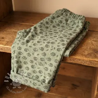Menčester STRETCH Little hedgehog old green
