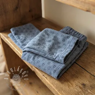 Menčester STRETCH Little bunny old blue