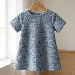 Menčester STRETCH Little deer old blue