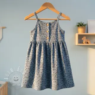 Menčester STRETCH Little deer old blue