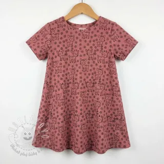 Menčester STRETCH Little deer old pink