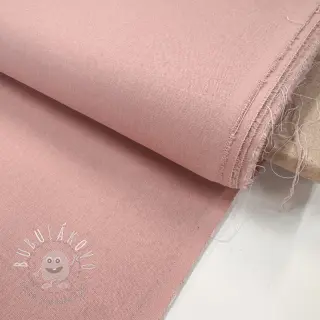 Viskóza s ľanom SPANDEX old rose