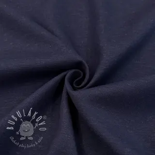 Viskóza s ľanom SPANDEX marine