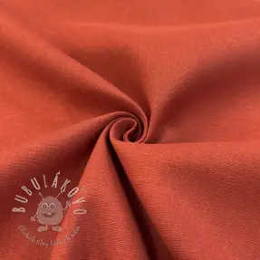 Viskóza s ľanom SPANDEX terracotta