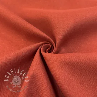 Viskóza s ľanom SPANDEX terracotta