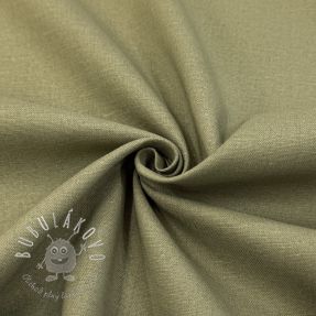 Viskóza s ľanom SPANDEX moss green