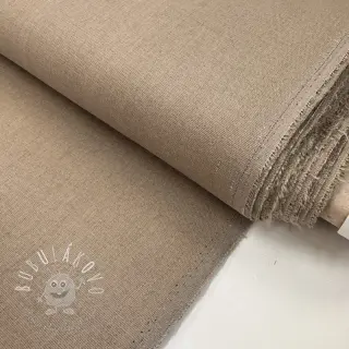 Viskóza s ľanom SPANDEX taupe