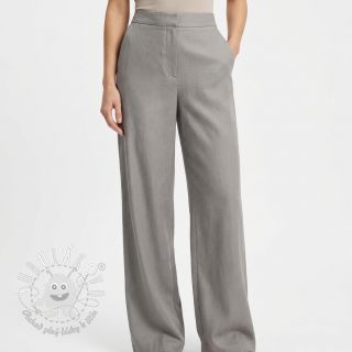 Viskóza s ľanom SPANDEX grey