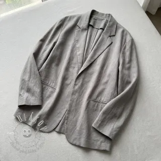 Viskóza s ľanom SPANDEX grey
