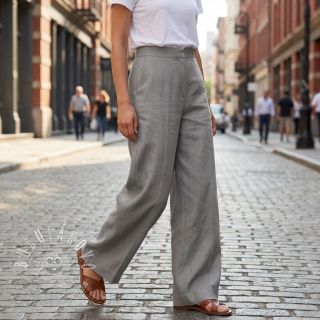 Viskóza s ľanom SPANDEX grey