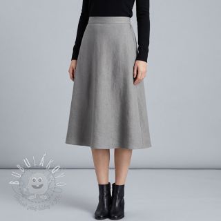 Viskóza s ľanom SPANDEX grey