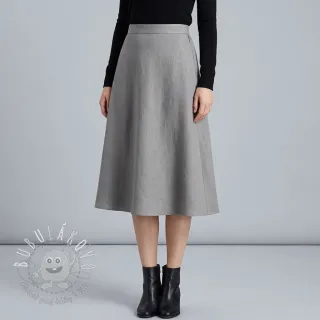 Viskóza s ľanom SPANDEX grey