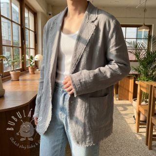 Viskóza s ľanom SPANDEX grey