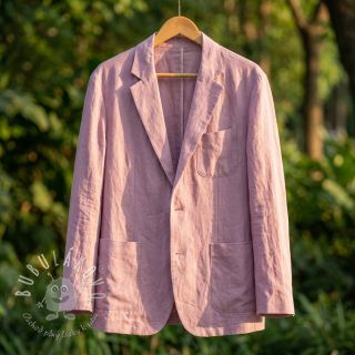 Viskóza s ľanom SPANDEX lilac