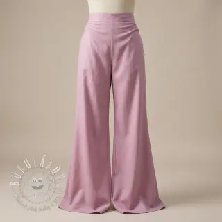 Viskóza s ľanom SPANDEX lilac