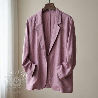 Viskóza s ľanom SPANDEX lilac