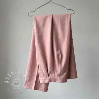 Viskóza s ľanom SPANDEX old rose