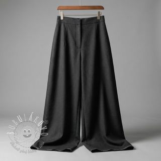 Viskóza s ľanom SPANDEX black