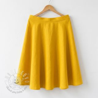 Viskóza s ľanom SPANDEX honey