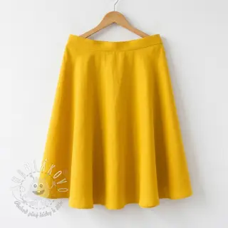 Viskóza s ľanom SPANDEX honey