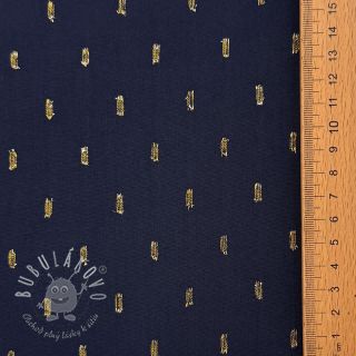 Viskóza LUREX navy