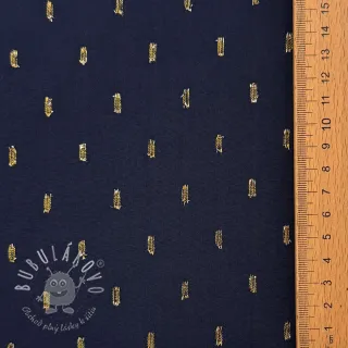 Viskóza LUREX navy