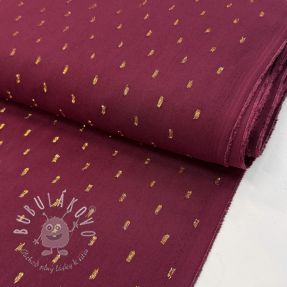 Viskóza LUREX burgundy