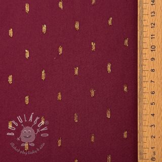 Viskóza LUREX burgundy