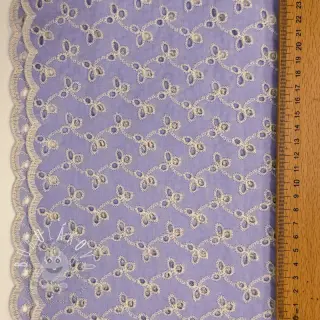 Bavlnená látka EMBROIDERY Rosemary lilac