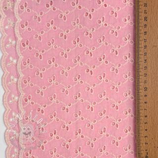 Bavlnená látka EMBROIDERY Rosemary rose