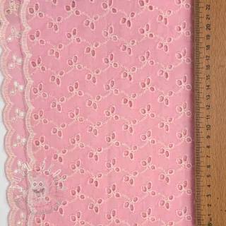 Bavlnená látka EMBROIDERY Rosemary rose