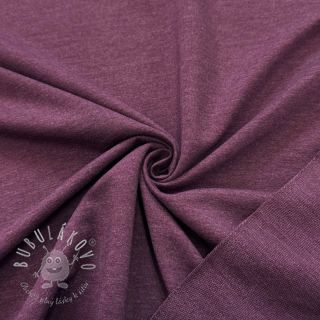Teplákovina aubergine melange
