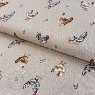 Dekoračná látka Linenlook Picoti multico