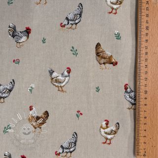 Dekoračná látka Linenlook Picoti multico