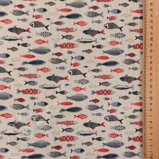 Dekoračná látka Linenlook Aquarium multico