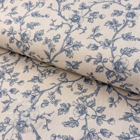 Dekoračná látka Linenlook Meredith bleu