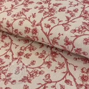 Dekoračná látka Linenlook Meredith rouge