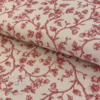 Dekoračná látka Linenlook Meredith rouge