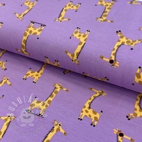 Úplet Giraffes lavender