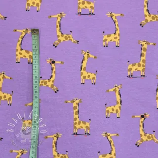 Úplet Giraffes lavender
