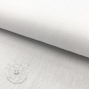 Bavlnená látka CRINKLE white