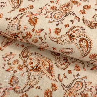 Dvojitá gázovina/mušelín Paisley sand digital print