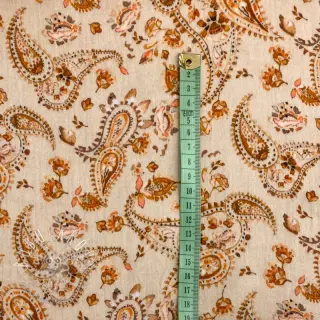 Dvojitá gázovina/mušelín Paisley sand digital print