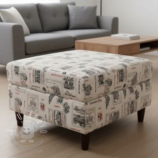 Dekoračná látka Linenlook Cabernet multico