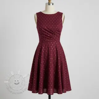 Viskóza LUREX burgundy